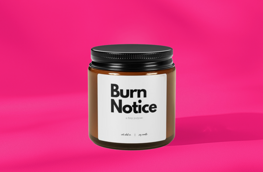 Burn Notice Scented Soy Candle