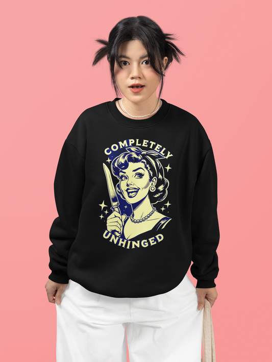 Completely Unhinged Unisex Crewneck Sweatshirt