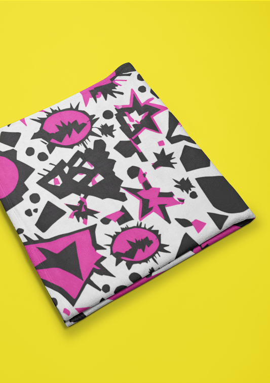 Punk Graphic Velveteen Plush Blanket