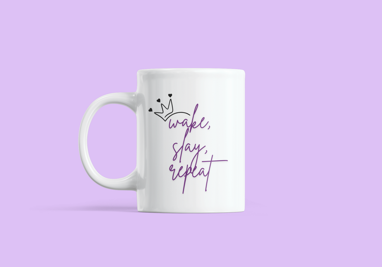 Wake, Slay, Repeat Ceramic Mug
