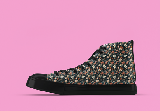 Vintage Floral Sneakers