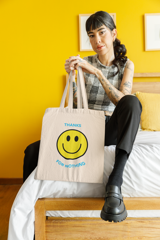 Canvas Tote Bag -'Thanks for Nothing'