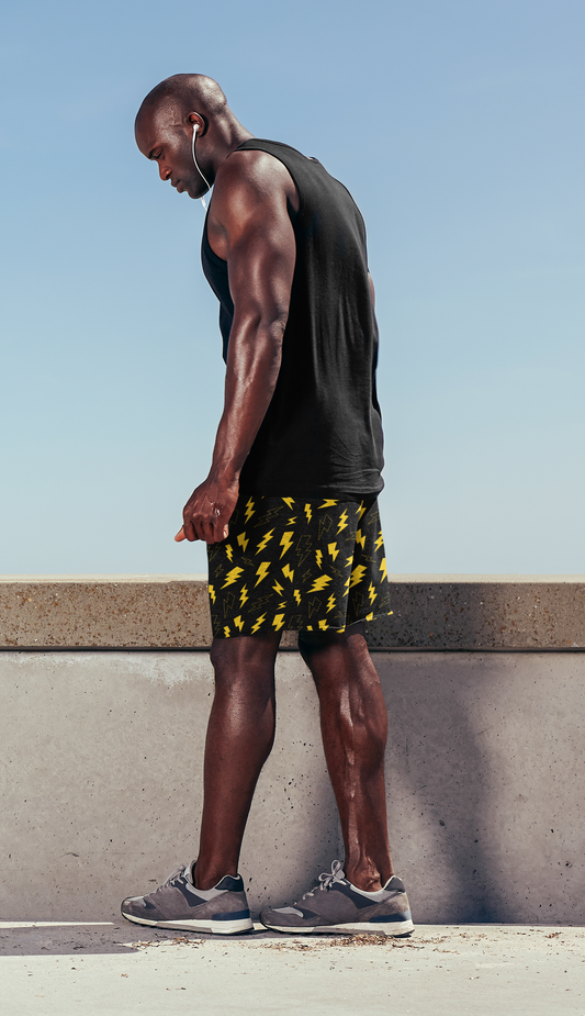 Bold Lightning Basketball Shorts