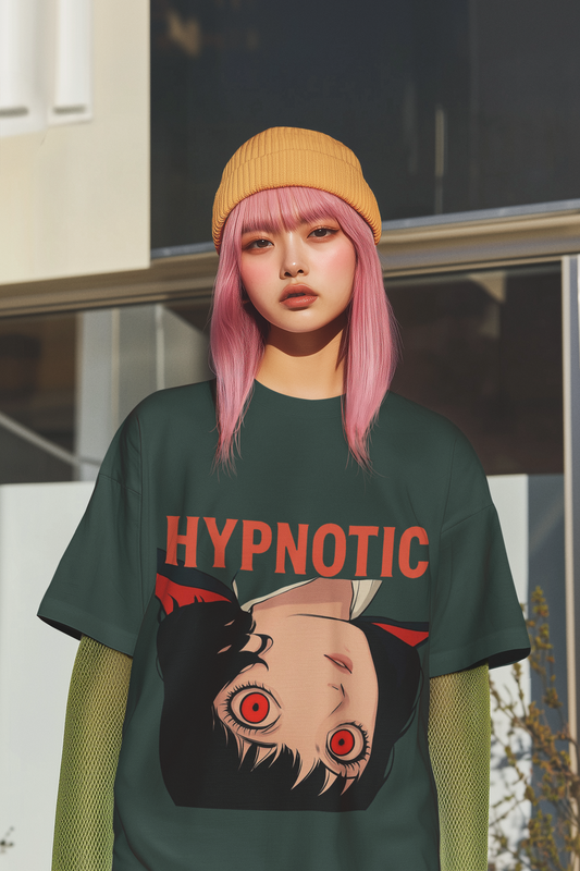 Anime Hypnotic Unisex Oversized Boxy Tee