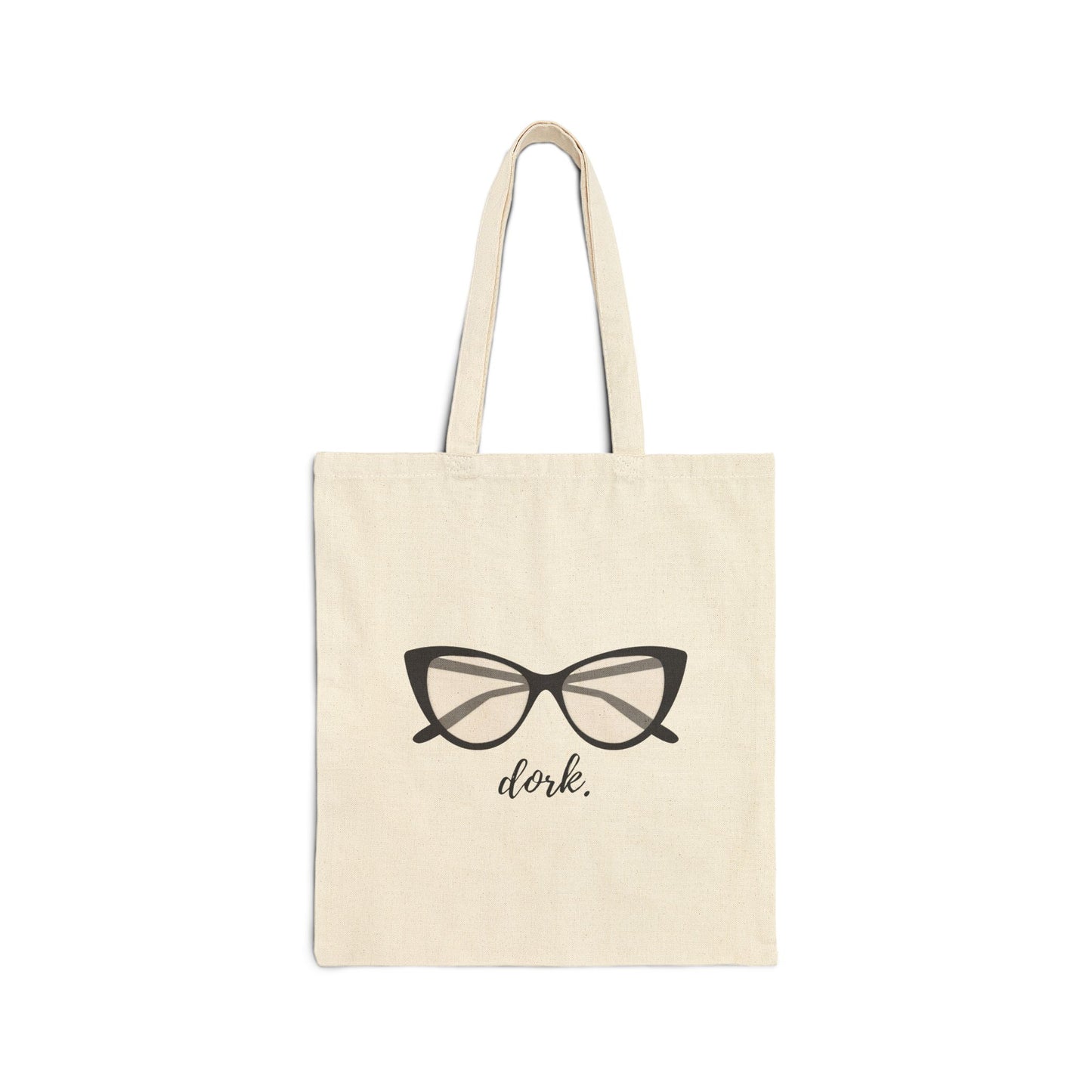 Dork Glasses Cotton Canvas Tote Bag