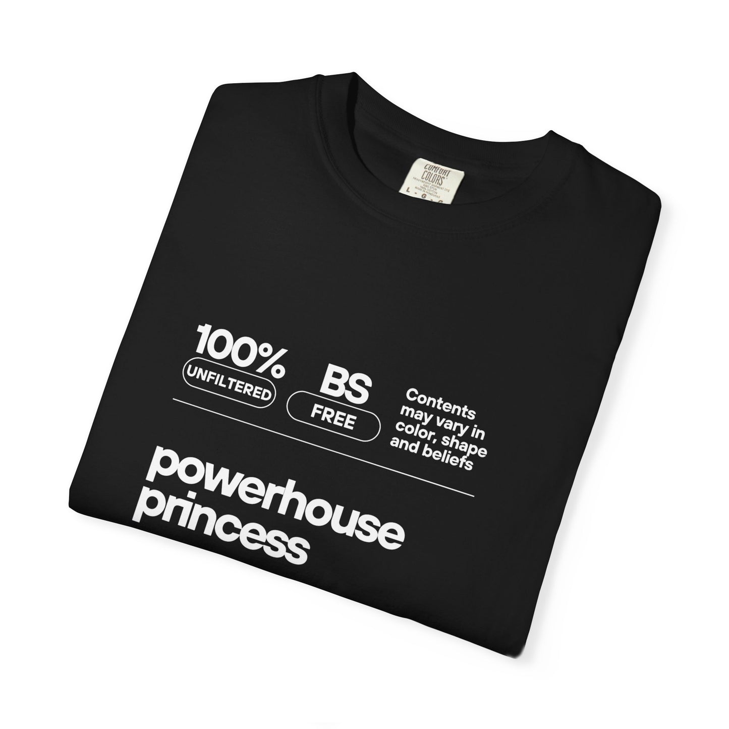 Powerhouse Princess Casual Unisex Garment-Dyed T-Shirt