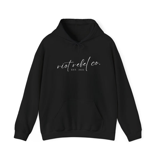 Hooded Sweatshirt Riot Rebel Brand Label Unisex Heavy Blend
