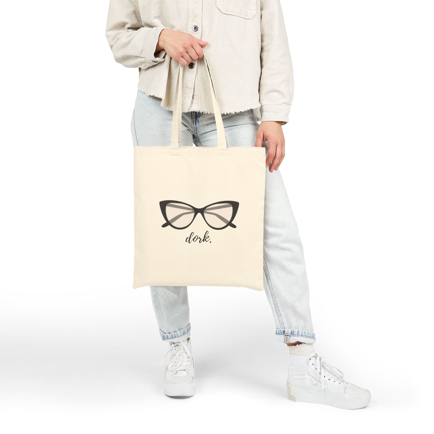 Dork Glasses Cotton Canvas Tote Bag